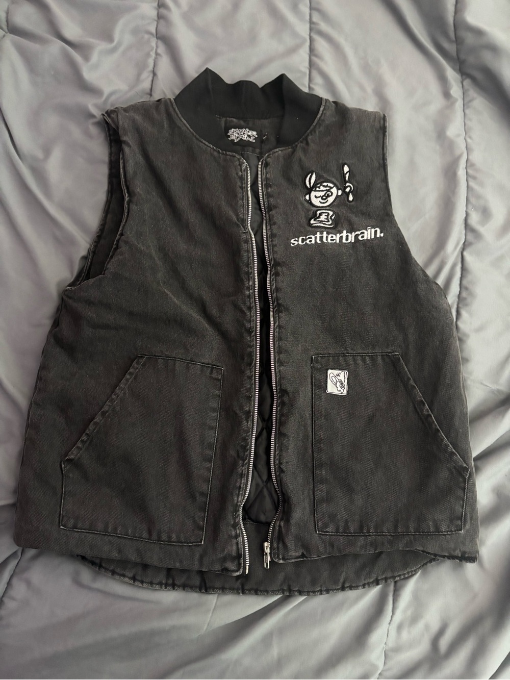 Carhartt Black Scatterbrain Logo Vest